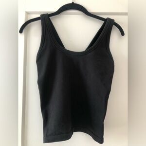 Alo Yoga Cropped Black Tank XS